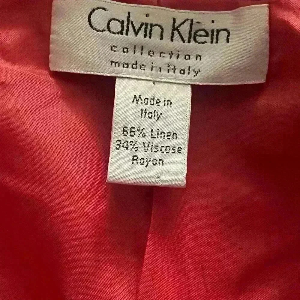 Calvin Klein vintage button down blazer in good  condition size 10 - Picture 5 of 5
